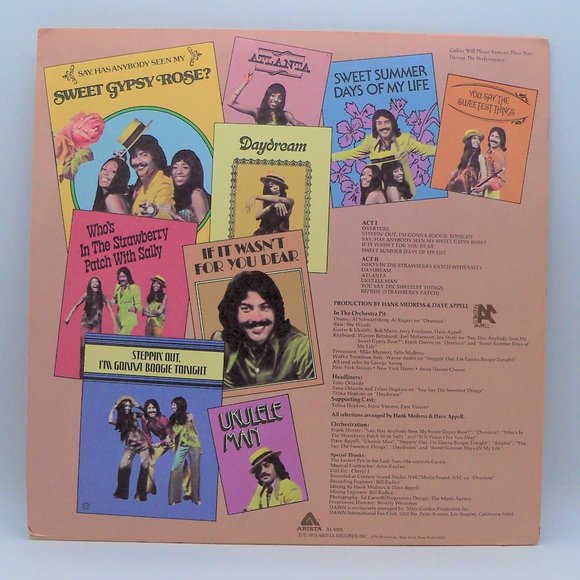 Dawn's New Ragtime Follies Featuring Tony Orlando- CLEANED AND TESTED! - Picture 2 of 7